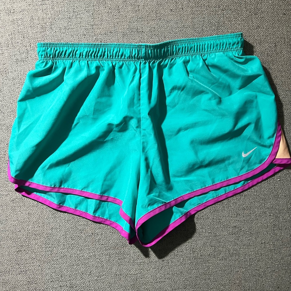 Nike Women's Turquoise Running Shorts
